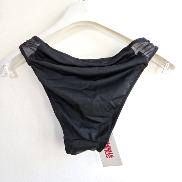 New Solid & Striped The Emily Mesh Blackout Bikini Bottoms NWT Medium - Picture 12 of 14